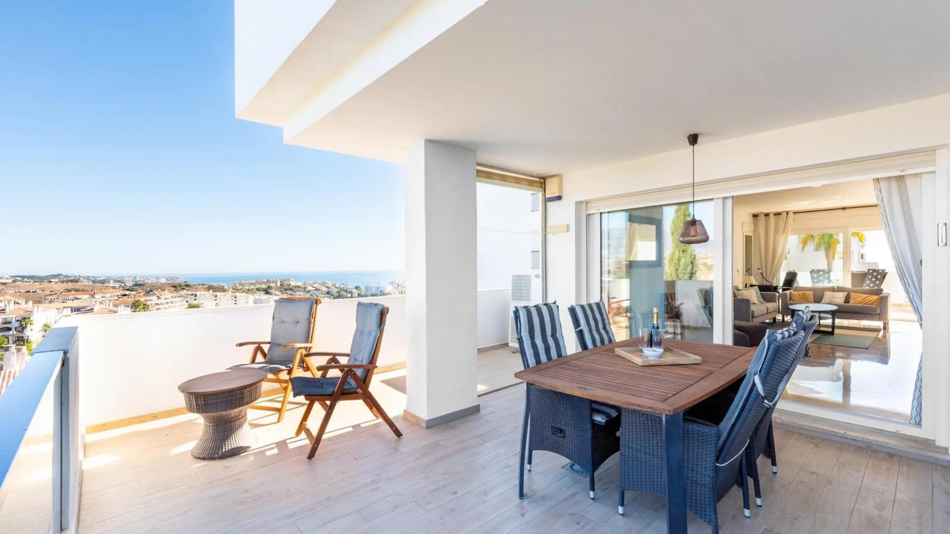 Miraflores Garden Golf - 3 Bedroom Apartment With Golf And Sea View La Cala De Mijas